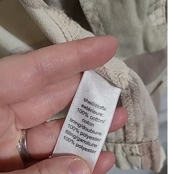 Maurice’s Lightweight Yoked Utility Style Neutral Toned Camo Button Down Coat, S - Picture 8 of 8